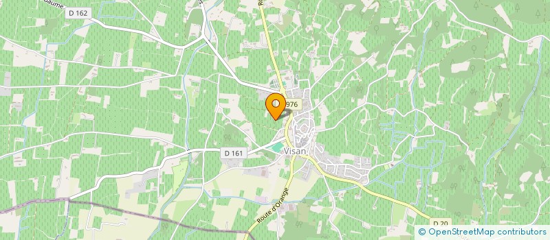 localisation de l'entreprise MADAME JACQUELINE FERREOL  VISAN