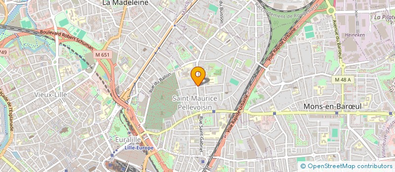 localisation de l'entreprise MADAME JACQUELINE FEUILLEBOIS à LILLE