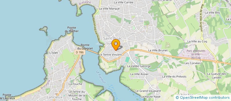 localisation de l'entreprise MADAME JACQUELINE FEUVRIER  SAINT-BRIAC-SUR-MER