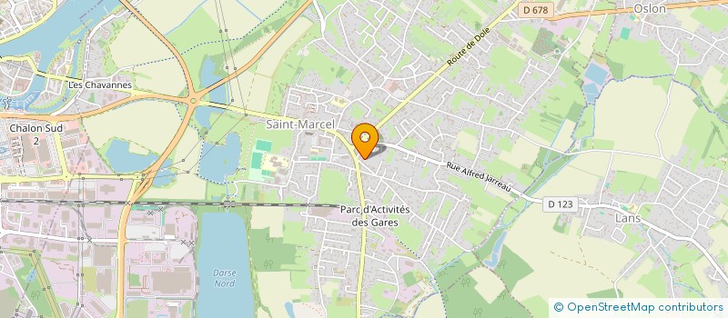 localisation de l'entreprise MADAME JACQUELINE FICHOT  SAINT-MARCEL