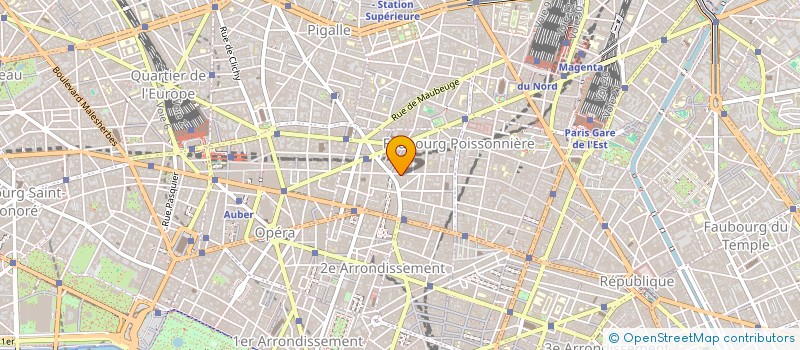 localisation de l'entreprise MADAME JACQUELINE FOURNET à PARIS