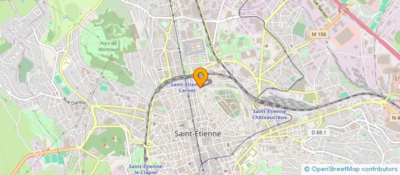 localisation de l'entreprise MADAME JACQUELINE FOURNIER à SAINT-ETIENNE
