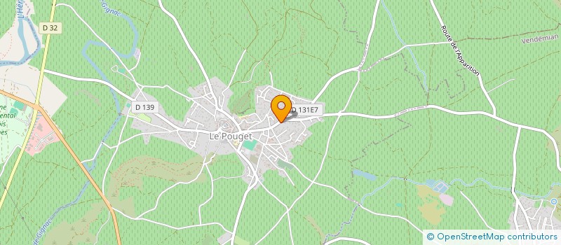 localisation de l'entreprise MADAME JACQUELINE FOURNOL  LE POUGET