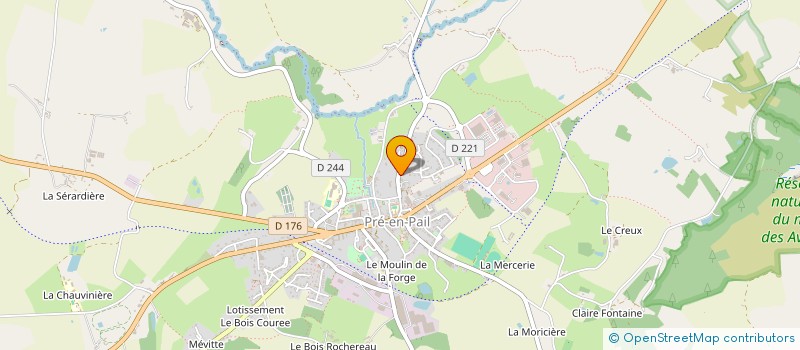 localisation de l'entreprise MADAME JACQUELINE FRESNAIS  PRE-EN-PAIL-SAINT-SAMSON