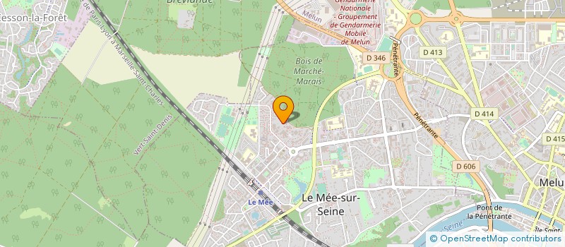 localisation de l'entreprise MADAME JACQUELINE FRESSE à LE MEE-SUR-SEINE