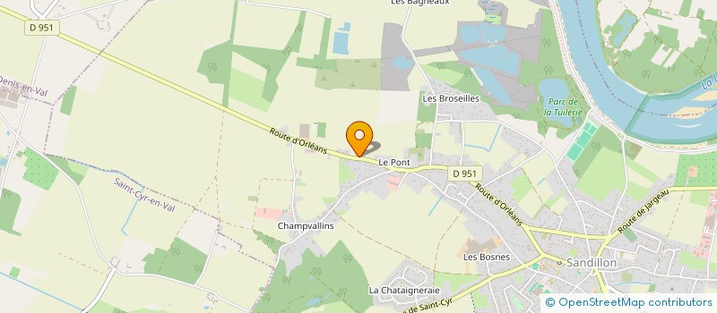localisation de l'entreprise MADAME JACQUELINE FROMENTIN à SANDILLON