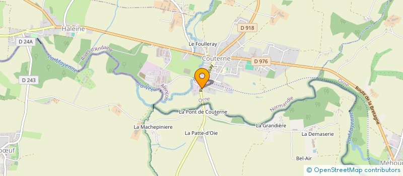 localisation de l'entreprise MADAME JACQUELINE FROMONT à LA FERTE MACE