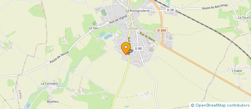 localisation de l'entreprise MADAME JACQUELINE GAIGNARD  CONLIE