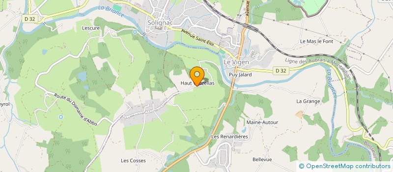 localisation de l'entreprise MADAME JACQUELINE GARCIA  LE VIGEN