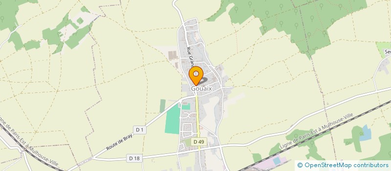 localisation de l'entreprise MADAME JACQUELINE GARNIER  VILLIERS-SUR-SEINE