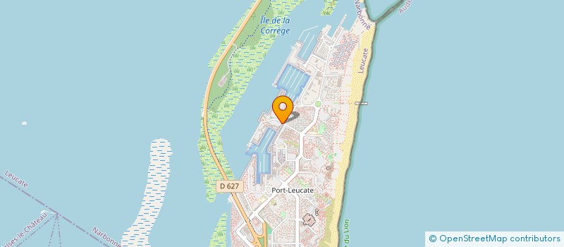 localisation de l'entreprise MADAME JACQUELINE GASTAL  LEUCATE
