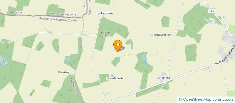 localisation de l'entreprise MADAME JACQUELINE GAUCHERY  CHAMPIGNELLES