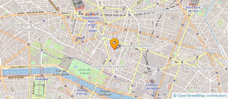 localisation de l'entreprise MADAME JACQUELINE GAUDILLIERE à PARIS