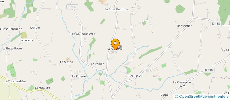 localisation de l'entreprise MADAME JACQUELINE GAUDIN  BARENTON