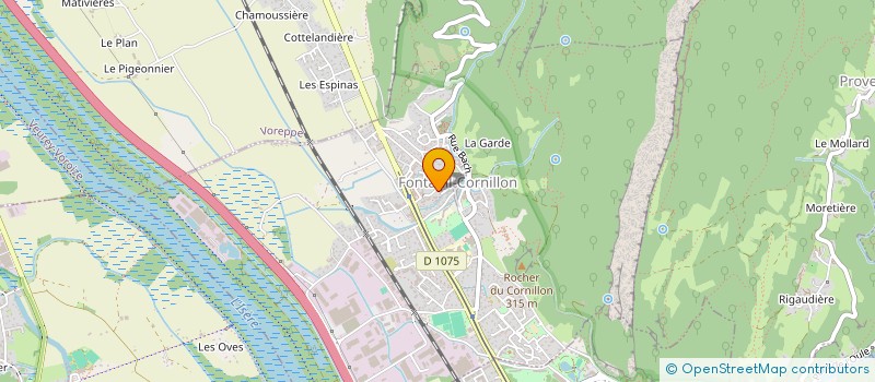 localisation de l'entreprise MADAME JACQUELINE GAUTIER  FONTANIL-CORNILLON