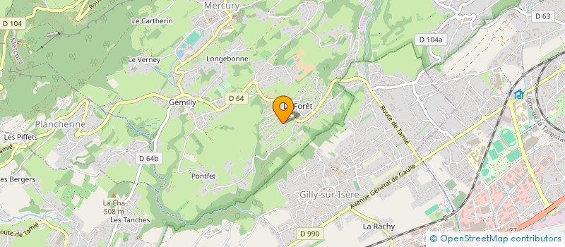 localisation de l'entreprise MADAME JACQUELINE GEISER  MERCURY