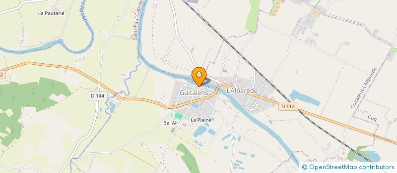 localisation de l'entreprise MADAME JACQUELINE GENTY  GUITALENS-LALBAREDE