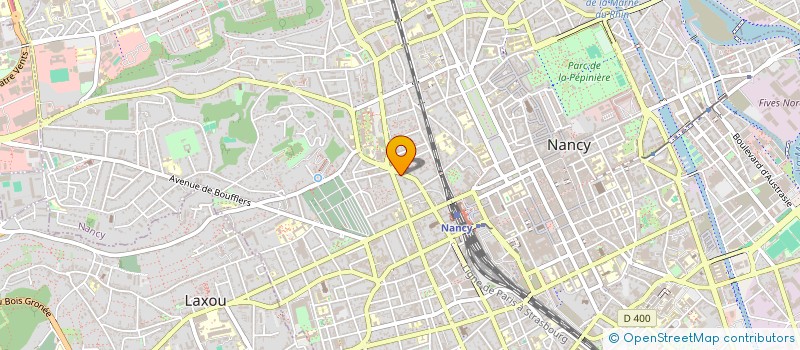 localisation de l'entreprise MADAME JACQUELINE GEORGEL  NANCY