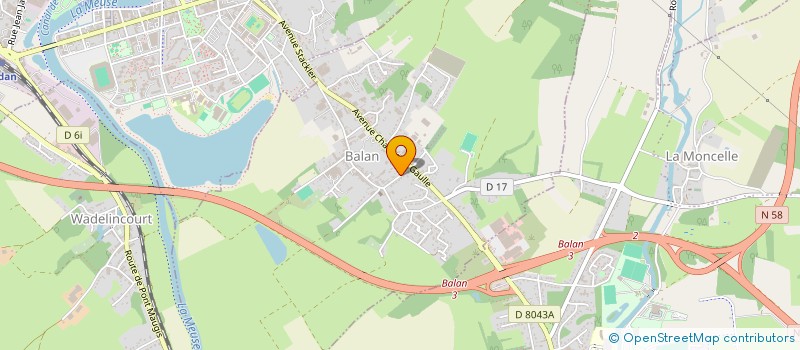 localisation de l'entreprise MADAME JACQUELINE GIBARU  SEDAN