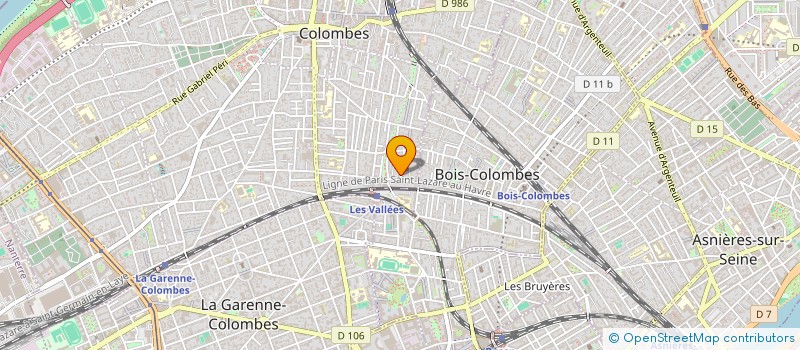 localisation de l'entreprise MADAME JACQUELINE GILLES à COLOMBES
