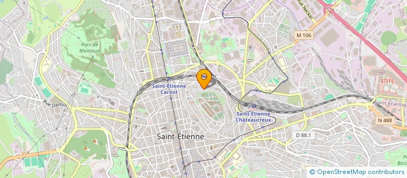 localisation de l'entreprise MADAME JACQUELINE GIRIN  SAINT-ETIENNE