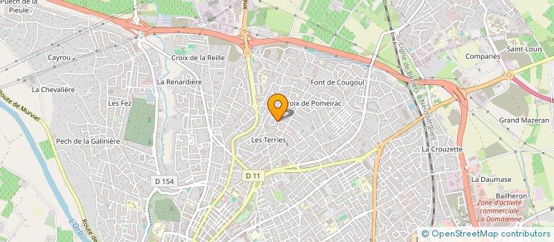 localisation de l'entreprise MADAME JACQUELINE GONZALEZ à BEZIERS