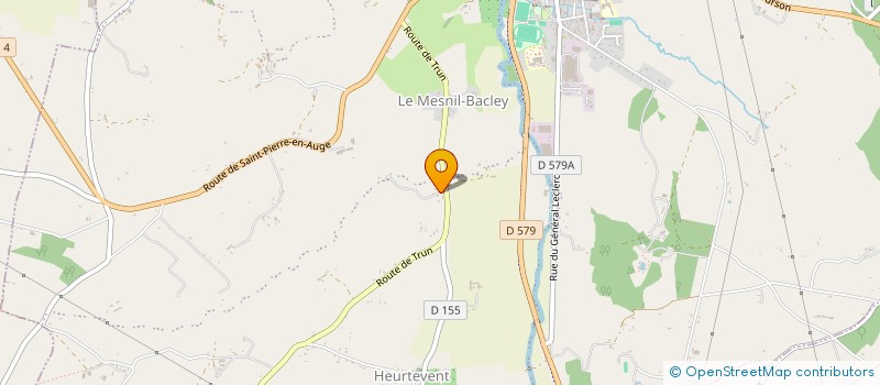 localisation de l'entreprise MADAME JACQUELINE GOSNET  SAINT-PIERRE-EN-AUGE