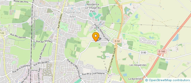 localisation de l'entreprise MADAME JACQUELINE GOUIN à LES SABLES D'OLONNE