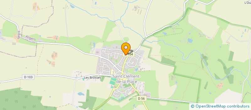 localisation de l'entreprise MADAME JACQUELINE GOURAUD  SAINT-CLEMENT-DE-LA-PLACE