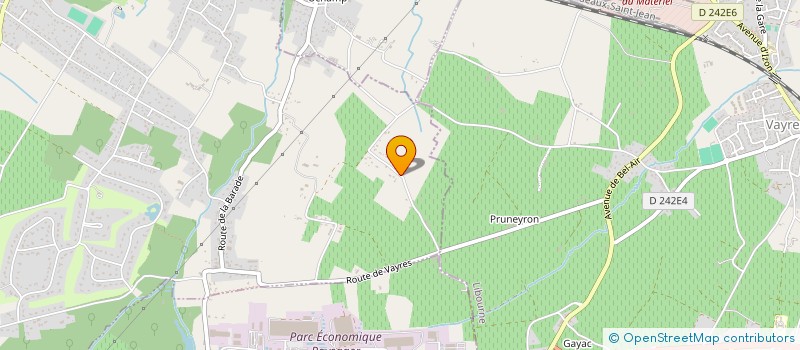 localisation de l'entreprise MADAME JACQUELINE GOUSSEBARTHE  ST SULPICE ET CAMEYRAC