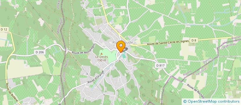 localisation de l'entreprise MADAME JACQUELINE GRANIER  ROCHEGUDE