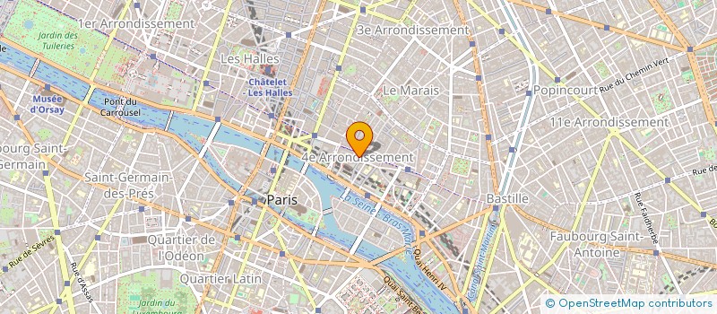 localisation de l'entreprise MADAME JACQUELINE GRAVADE à PARIS