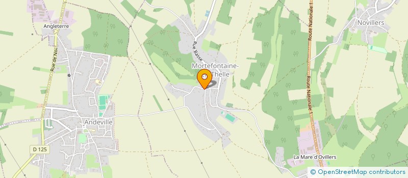 localisation de l'entreprise MADAME JACQUELINE GRIGNON  MORTEFONTAINE-EN-THELLE