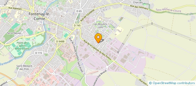 localisation de l'entreprise MADAME JACQUELINE GUERBERT  FONTENAY LE COMTE