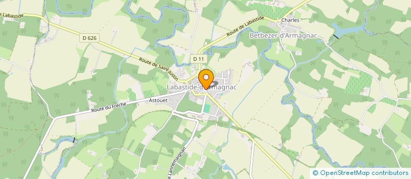 localisation de l'entreprise MADAME JACQUELINE GUERRA à LABASTIDE-D'ARMAGNAC