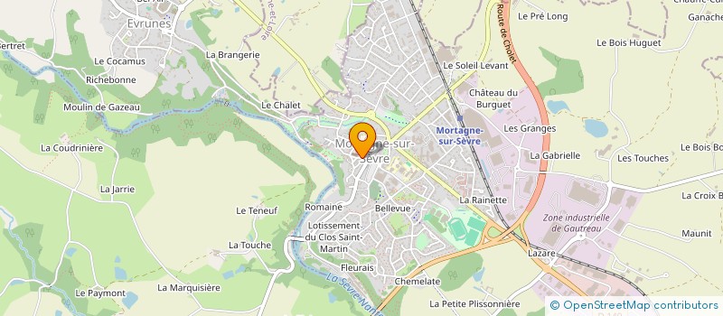 localisation de l'entreprise MADAME JACQUELINE GUFFROY à MORTAGNE-SUR-SEVRE