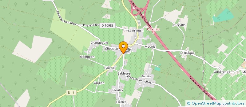 localisation de l'entreprise MADAME JACQUELINE GUICHENEY  BUDOS