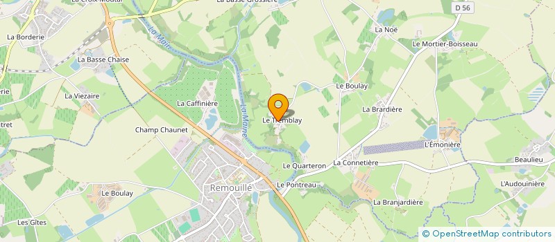 localisation de l'entreprise MADAME JACQUELINE GUILBEAU à SAINT-LUMINE-DE-CLISSON