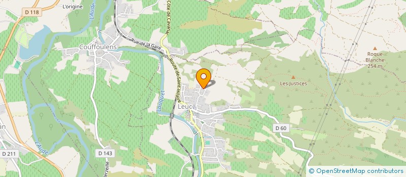 localisation de l'entreprise MADAME JACQUELINE GUILHEM  LEUC