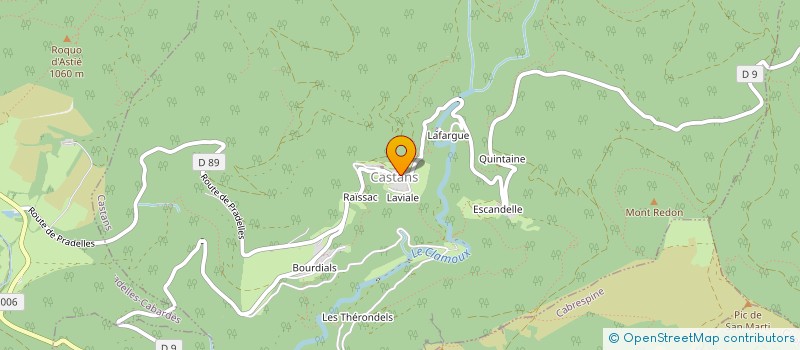 localisation de l'entreprise MADAME JACQUELINE GUYOMARD  CASTANS