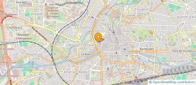 localisation de l'entreprise MADAME JACQUELINE GUYONVARCH  RENNES