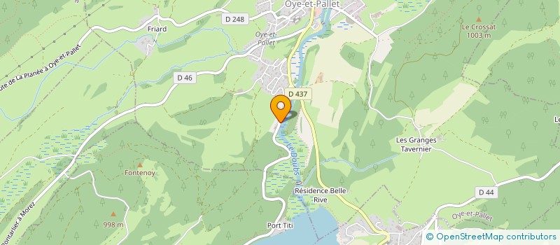 localisation de l'entreprise MADAME JACQUELINE HAKKAR  OYE-ET-PALLET