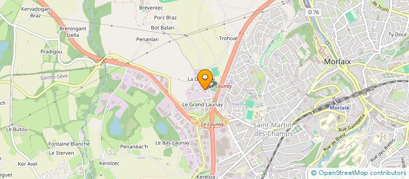 localisation de l'entreprise MADAME JACQUELINE HAMON à PLOURIN-LES-MORLAIX