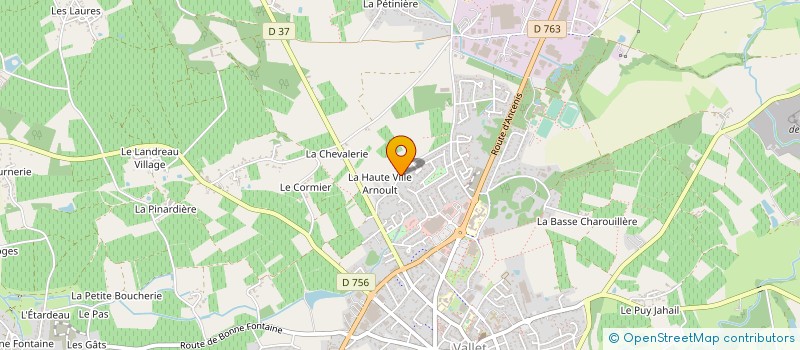 localisation de l'entreprise MADAME JACQUELINE HAREL à VALLET