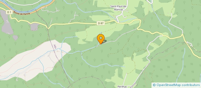 localisation de l'entreprise MADAME JACQUELINE HENAFF  PENNE