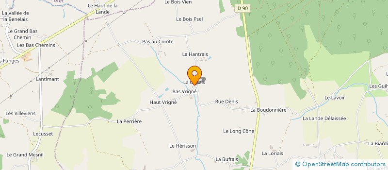 localisation de l'entreprise MADAME JACQUELINE HENDY  BAZOUGES-LA-PEROUSE