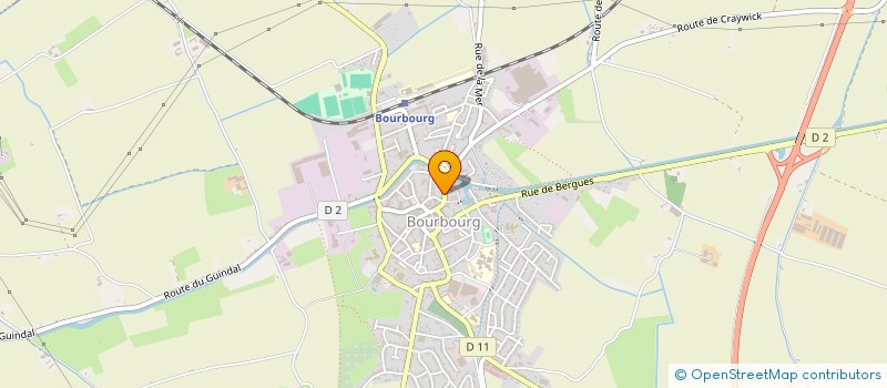 localisation de l'entreprise MADAME JACQUELINE HERMANT à BOURBOURG