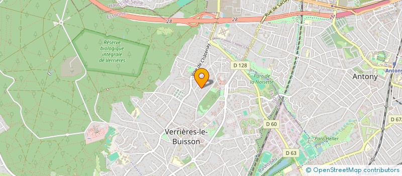 localisation de l'entreprise MADAME JACQUELINE HEUZE à VERRIERES-LE-BUISSON