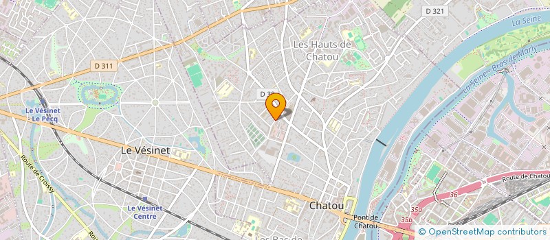 localisation de l'entreprise MADAME JACQUELINE HEYMANN  CHATOU