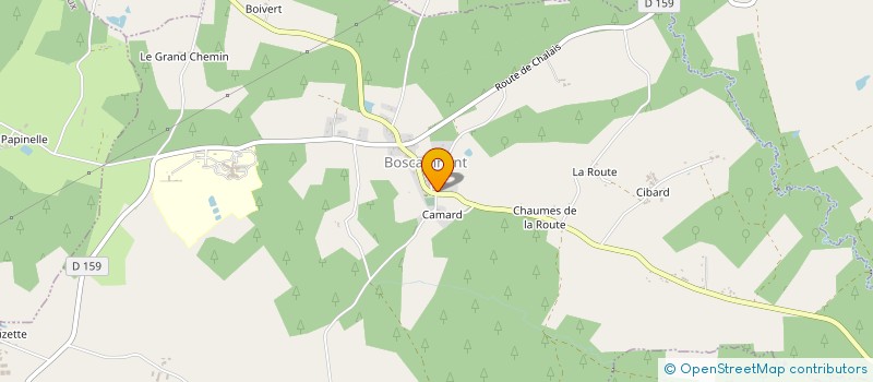 localisation de l'entreprise MADAME JACQUELINE HILL  BOSCAMNANT